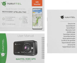 Видеорегистратор Navitel R385 GPS,  черный