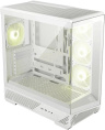 Корпус для ПК MSI MAG PANO 130R PZ White 2xUSB 3.2 Gen 1, 1xUSB 3.2 Gen2 Type-C, 3x120mm ARGB Reverse Blade Fan, 1x120mm ARGB Fan, 1 to 3 Fan PWM Splitter, Tempered Glass Window 306-7G32W21-HH9