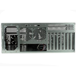 Procase Корпус 4U server case,4x5.25+11HDD,черный,без блока питания,глубина 550мм,MB CEB 12"x10,5", панель вентиляторов 3*120x25 PWM [RE411-D4H11-FC-55]