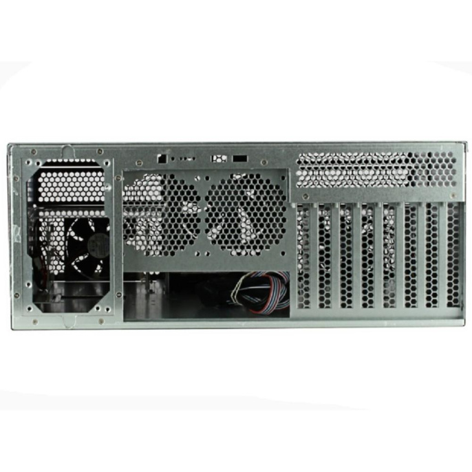 Procase Корпус 4U server case,4x5.25+11HDD,черный,без блока питания,глубина 550мм,MB CEB 12"x10,5", панель вентиляторов 3*120x25 PWM [RE411-D4H11-FC-55]
