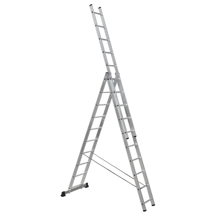 Алюминиевая трехсекционная лестница-стремянка SevenBerg 3x10 920310
