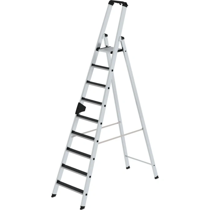 Стремянка MUNK 9 ступеней с покрытием Clip-Step R13 рукоятка Ergo-pad 041629