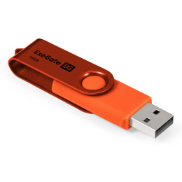 USB-флеш накопитель ExeGate Jet 16GB оранжевый USB2.0, 480Mbps, пластик/металл EX302043RUS