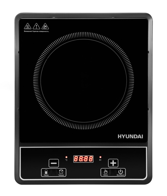 Плита Инфракрасная Hyundai HYC-0121 черный стеклокерамика настольная