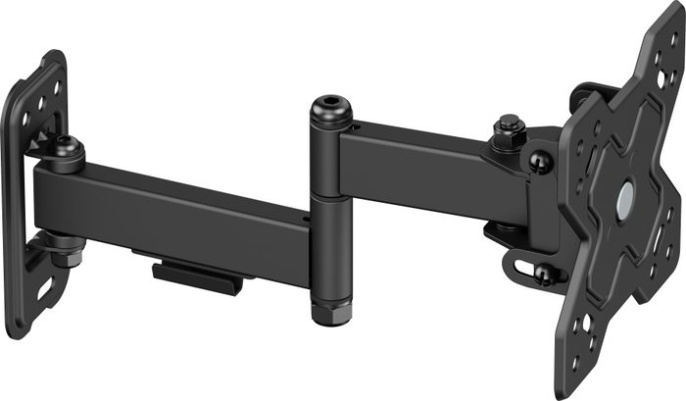 Кронштейн roome LDA40-112-R (для телевизоров, настенный, диагональ экрана: 13"-32", максимальная нагрузка: 20 кг, угол наклона: +5/-15 °, угол поворота: +90/-90 °, VESA: 75x75, 100x100)