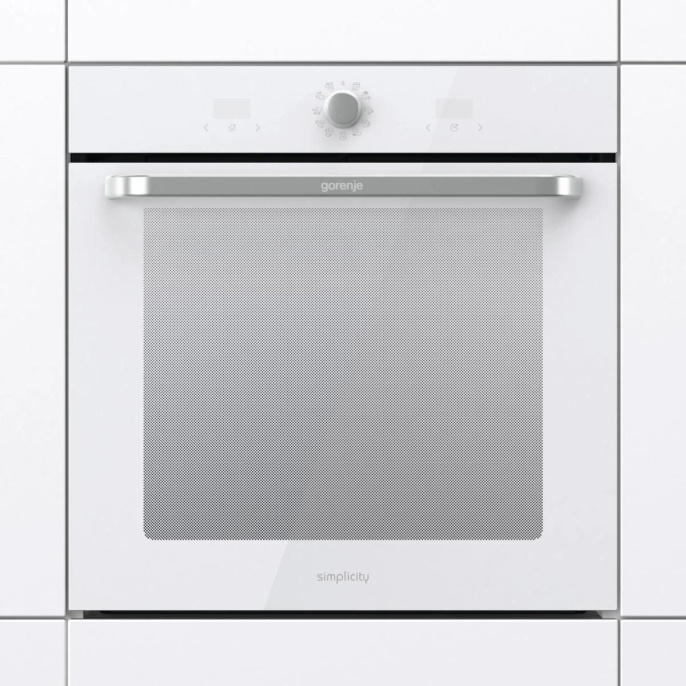 Духовой шкаф электрический Gorenje BOS67371SYW,  77л,  дверца с 2 стеклами,  белый
