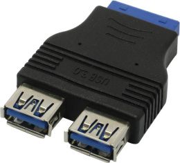 Espada Переходник с материнской платы Ei20U32, 20pin female на 2 порта USB 3.0 female Ei20U32 45366