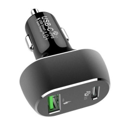 Зарядное устройство ACD АЗУ ACD-С632P-V1B 63Вт, Автомобильное ЗУ, 2xUSB 1PD+1QC, 3.6;20В/3А RTL