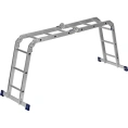 Шарнирная алюминиевая лестница СИБРТЕХ 4х3 97881