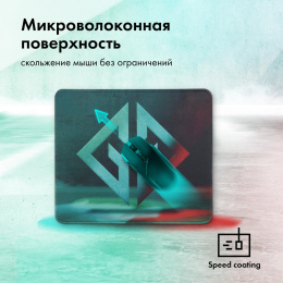 Коврик для мыши GMNG GG-PD350S (M) рисунок, нейлоновая ткань, 350х300х4мм