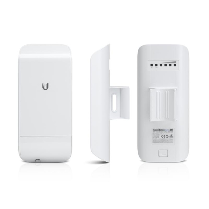 Точка доступа Wi-Fi Ubiquiti NanoStation Loco M5 |LOCOM5| Ubiquiti точка доступа (AP/CPE), 5 ГГц (a/n), airMAX, 3 км, MIMO 2х2, |LOCOM5| 23 дБм (022340) (024931) {20}
