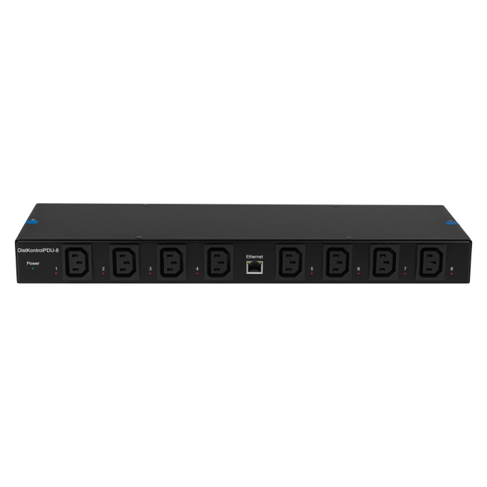Управляемый блок распределения питания DistKontrolPDU-8 (1U)