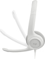 Офисная гарнитура Logitech H390 (белый) накладные, для общения, 20-20000 Гц, кабель 1.9 м 981-001288/981-001286