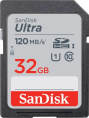 Карта памяти SanDisk Ultra 32GB SDHC Memory Card 120MB/s SDSDUN4-032G-GN6IN