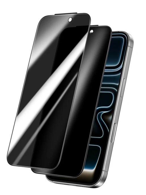 Стекло защитное с эффектом конфиденциальности UGREEN SP1198 (95775) Privacy Screen Protector for iPhone 17 Pro Max 6,9'' 1шт. Цвет: прозрачный