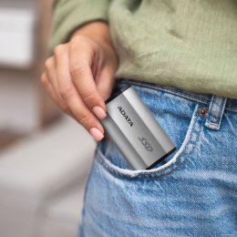 Накопитель SSD A-Data USB-C 500GB SD810-500G-CSG SD810 серый