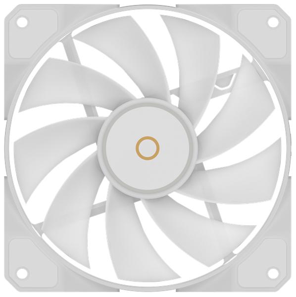 Вентилятор для корпуса Ocypus Beta F12 WH ARGB REVERSE BLADE, 120x120x25mm, 4-PIN PWM, 800-1600 RPM, 29 DBA MAX, HYDRO BEARING
