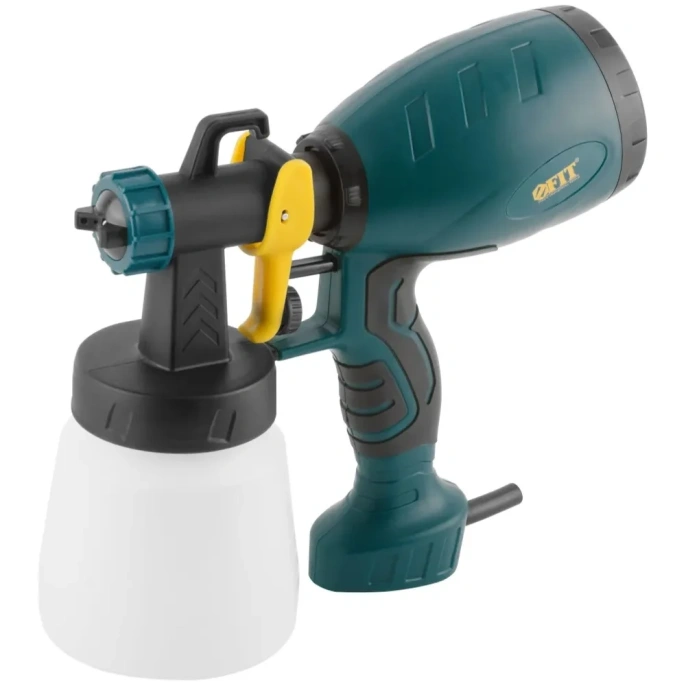 Электрический распылитель FIT 500 Вт, 2,5 мм, 800 мл, 40 DIN/сек, 800 мл/мин, HVLP, коробка 80990