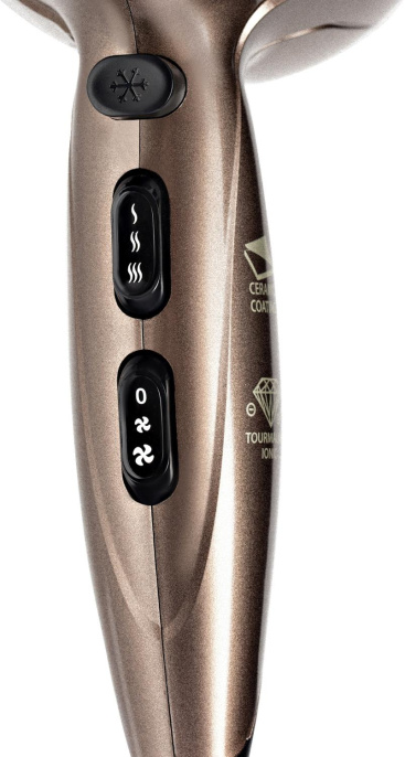 Фен Vitek VT-2298 2400Вт коричневый