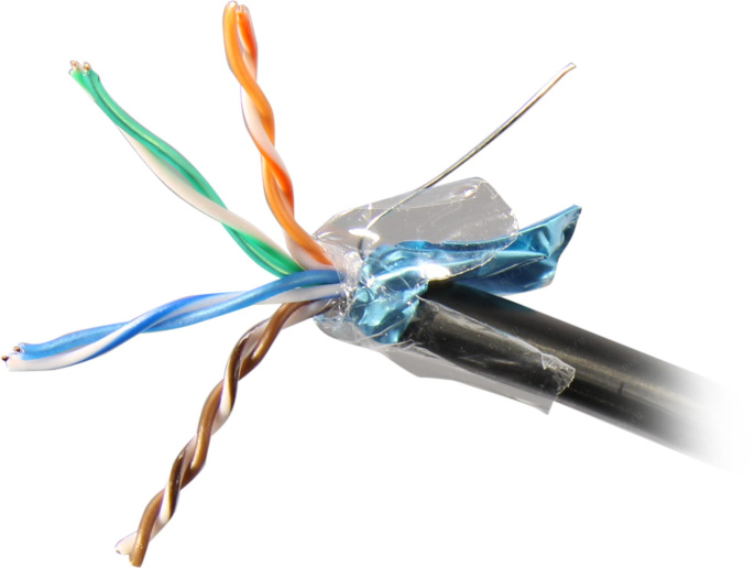 Кабель NeoMax NM721032-P FTP 4 пары кат.5e бухта 305м для внешней прокладки