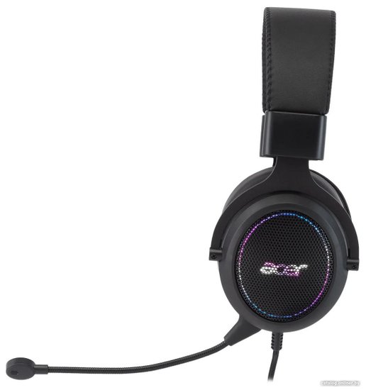 Наушники с микрофоном Acer AHW120 черный 2.1м мониторные USB оголовье ZL.HDSCC.01C