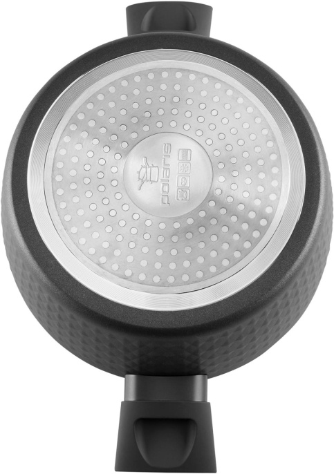 Кастрюля 4.2л Polaris Kontur 24C,  алюминиевая, с крышкой [015082]