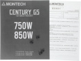 Блок питания Montech ATX 750W CENTURY GOLD G5 80+ gold 20+4pin APFC 120mm fan 10xSATA Cab Manag RTL (CENTURY GOLD G5 750)