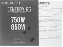 Блок питания Montech ATX 750W CENTURY GOLD G5 80+ gold 20+4pin APFC 120mm fan 10xSATA Cab Manag RTL (CENTURY GOLD G5 750)