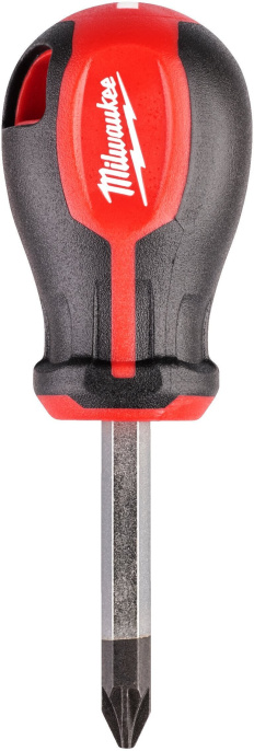 Отвертка Milwaukee PZ2x45 (4932471792) (магнитная, трехгранная рукоятка, закаленные наконечники, отверстие для быстрого присоединения к системе страховки)