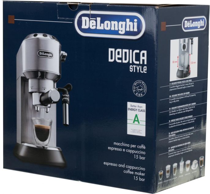 Кофеварка DeLonghi EC685.M,  рожковая,  серебристый  / черный