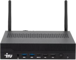 Неттоп IRU Tactio 310H6ITF i3 14100 (3.5) 8Gb SSD256Gb UHDG 730 Windows 11 Pro GbitEth WiFi BT 120W черный (RUS) (2176177)