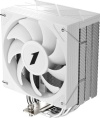 Кулер 1stPlayer CY12 Белый CY12-WH Intel LGA1851/1700/1200/115x, AMD AM5/AM4, крепление на винтах, 4 тепловые трубки 6мм , размер вентилятора: 120x120x25мм, гидравлический подшипник, 1900об/мин, 57.56CFM, 38.21dB A