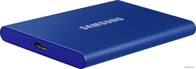 Внешний SSD 1Tb Samsung T7 MU-PC1T0H/WW, USB Type-C, Blue