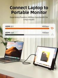 Кабель CABLETIME CH16L (CT-HDD8K-AG2) 2 м, Micro HDMI-HDMI 8K60Hz