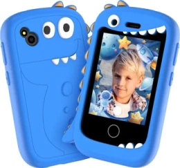 Детский смартфон Elari GamePhone - черный/синий