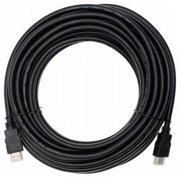 Кабель аудио-видео Cactus CS-HDMI.1.4-7,  HDMI (m) -  HDMI (m),  ver 1.4,  7м, GOLD,  черный