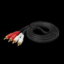 Bion Кабель аудио, 2RCA - 2RCA, 1.8 м [BXP-CCA-2R2R-018M]