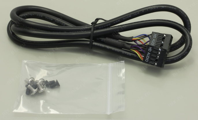 Планка USB на переднюю панель ExeGate U5H-627, 5,25", 2*USB3.0+2*HD Audio, черная, металл, подсоед. к MB EX289291RUS