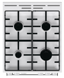 Плита Газовая Gorenje GG5A12WH белый без крышки реш.сталь