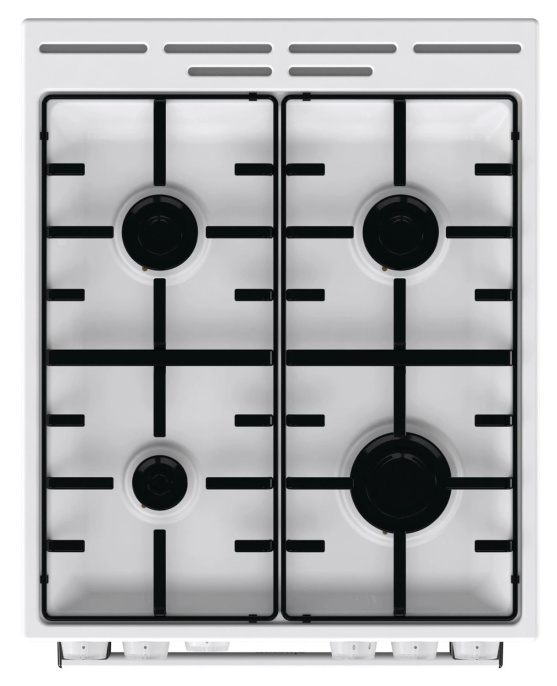 Плита Газовая Gorenje GG5A12WH белый без крышки реш.сталь