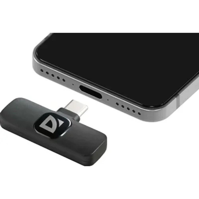 Микрофон Defender Talky-138,  черный [64152]