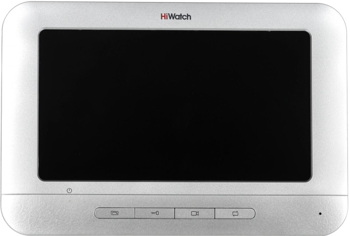 Видеодомофон HIWATCH DS-D100MF,  белый