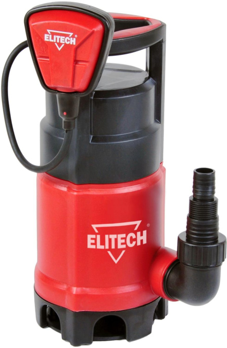 Насос дренажный Elitech НПФ 1100 E0802.004.00 1100Вт 15000л/час 195706