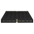 Полка выдвижная 19" ExeGate ECSS-FS800-B (перфорированная, глубина 475мм, крепление 19" 1U, для напольных шкафов и стоек глубиной 800мм/1000мм, нагрузка до 40кг, цвет черный RAL 9004) EX301147RUS