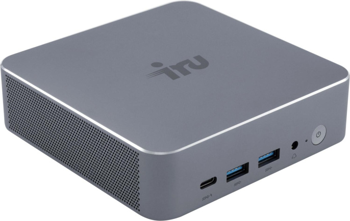 Неттоп IRU Tactio 515 i5 12450H 2 16Gb SSD512Gb Iris Xe без ОС 2xGbitEth WiFi BT 100W серый RUS 2195519