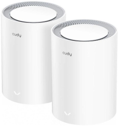 Бесшовный Mesh роутер Cudy M3000 (M3000(2-PACK) WHITE) AX3000 10/100/1000/2500BASE-T белый (упак.:2шт)