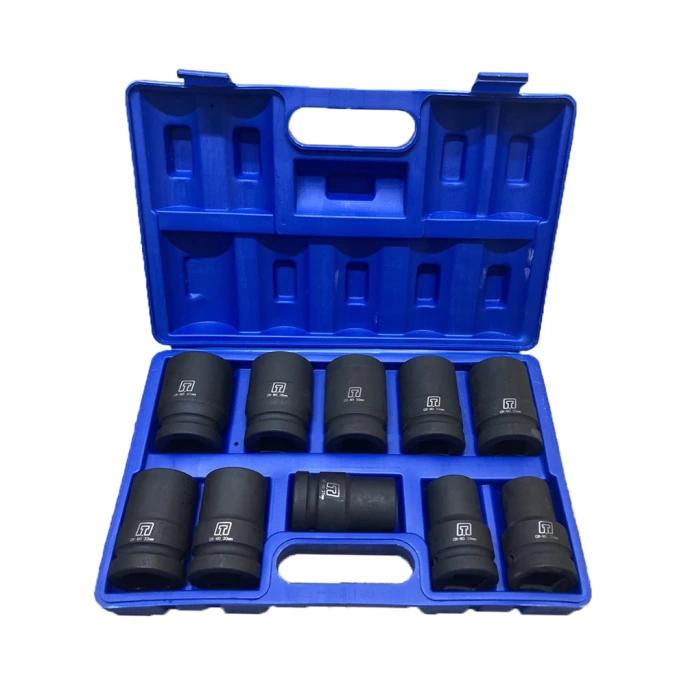 Набор ударных удлиненных головок 10 предметов, 1"DR Пневмо-Трейд PT-IS-SET-04-2241L