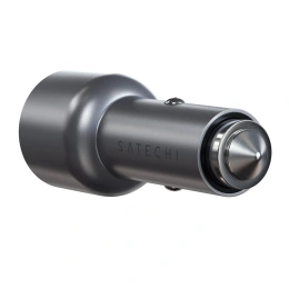 Автомобильное зарядное устройство Satechi 40W Dual USB-C Car Charger. Цвет: Серый космос ST-U2C40CCM