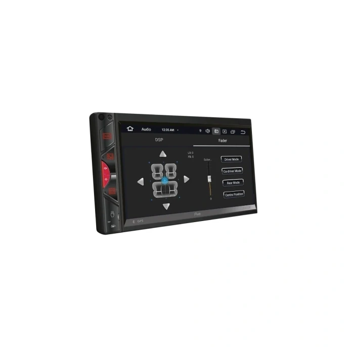 Мультимедиа FIVE 2din, EURO, мультимедиа, 6.9", Android 9, 1024х600/2+32Гб, FM, AM, USB, BT, GPS, WiFi F730A