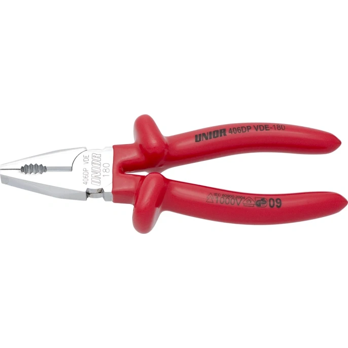 Комбинированные изолированные пассатижи Unior VDE 1000V 160 мм 3838909191782